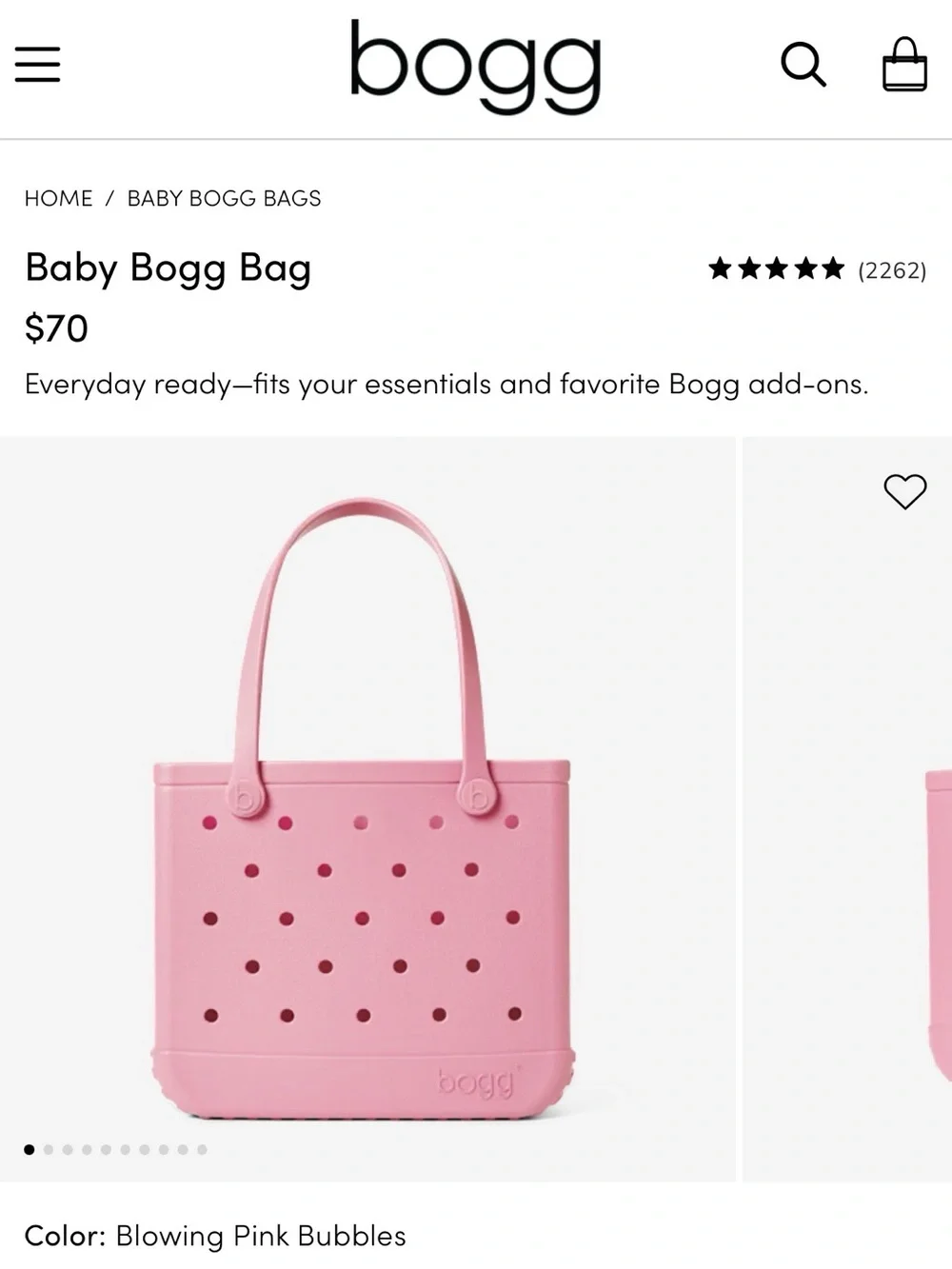 Baby Bogg Bag in Blowing Pink Bubbles